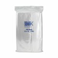 Bagco Zippit Resealable Bags, 2 mil, 12 x 12, Clear, 1000PK MGP MGZ2P1212
